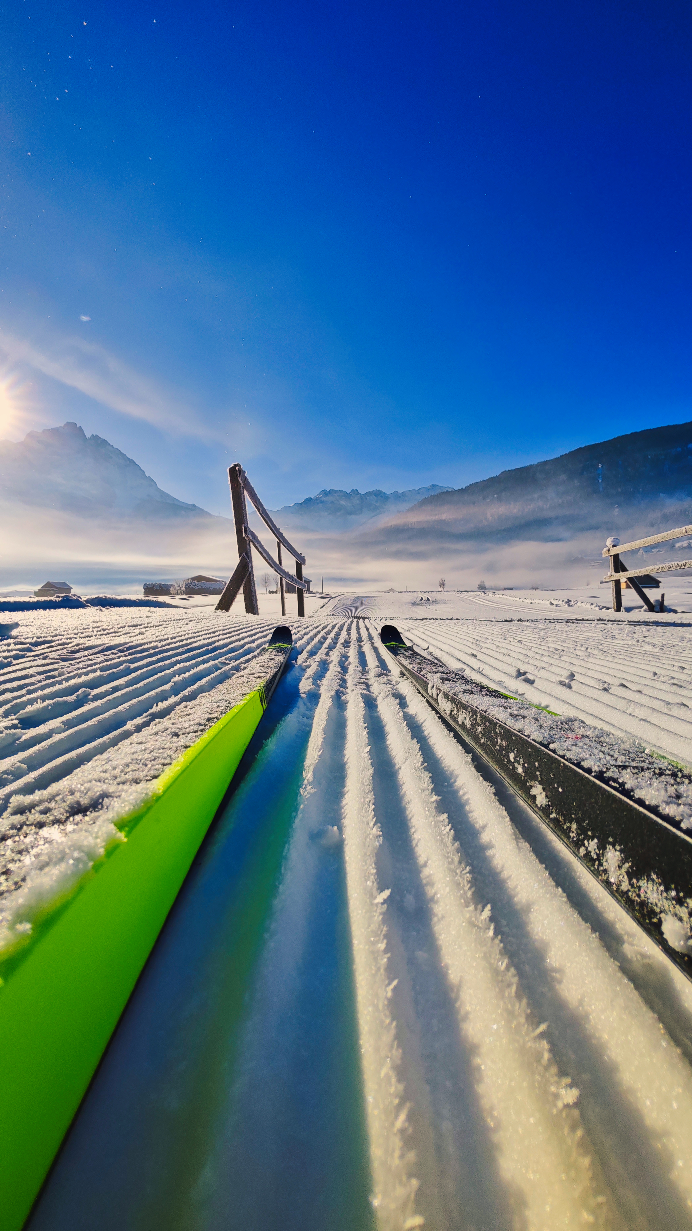 Langlaufen in der Zugspitzarena
